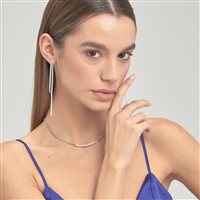 Ohrringe Brosway Dame Desideri in Stahl Zirconia BEIE003 - BEIE003